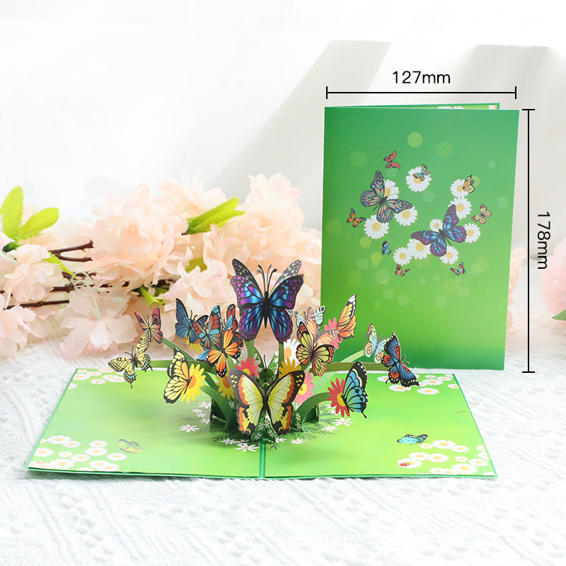 Handmade 3D Floral Pop-Up Cards
