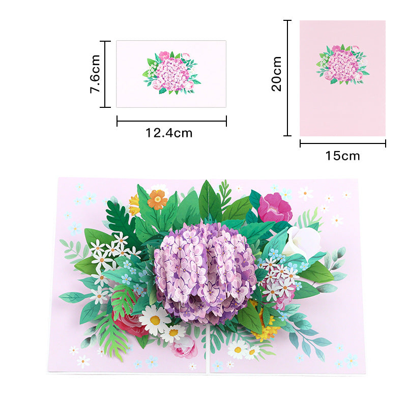 Handmade 3D Floral Pop-Up Cards
