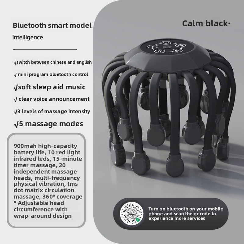 Electric Head Massager with 20-Claw Vibration