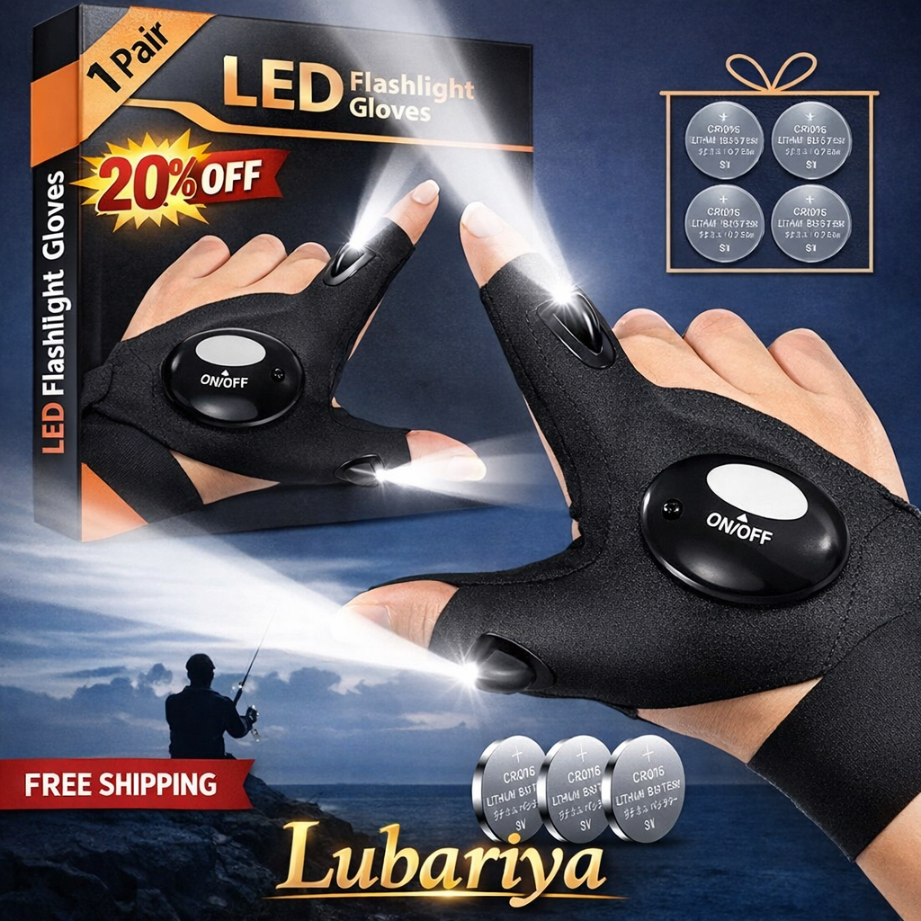 LED Flashlight Gloves