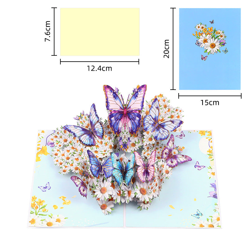 Handmade 3D Floral Pop-Up Cards