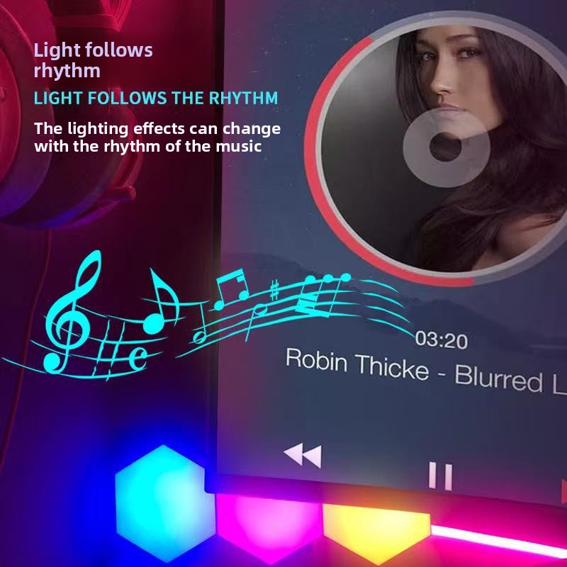 Hexagonal RGB Smart LED Light Panel