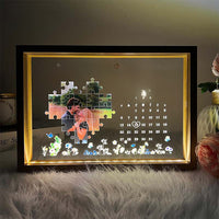 Customizable LED photo frame