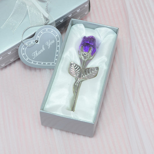 Crystal Rose Ornament