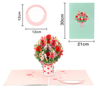 Handmade 3D Floral Greeting Card