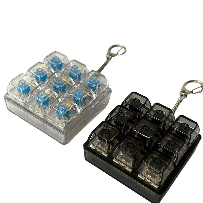 Mechanical Keyboard Tester Keychain with LED