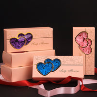 Double Heart Rose Soap Flower