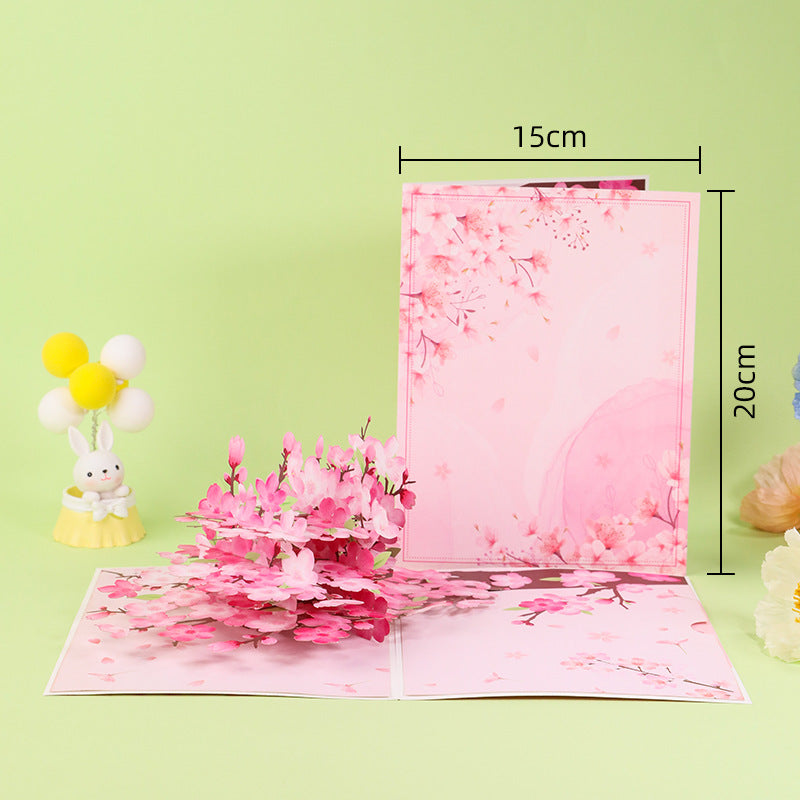 Handmade 3D Floral Greeting Card