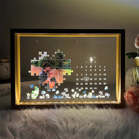 Customizable LED photo frame