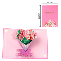 Handmade 3D Floral Pop-Up  Cards