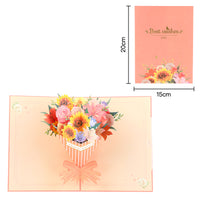 Handmade 3D Floral Greeting Card