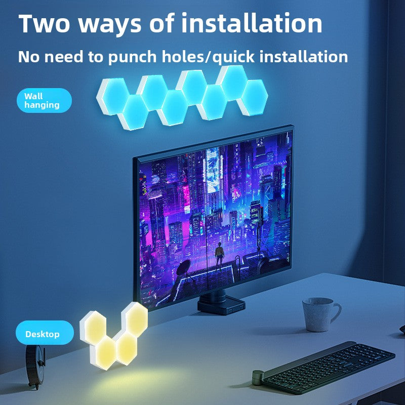 Hexagonal RGB Smart LED Light Panel