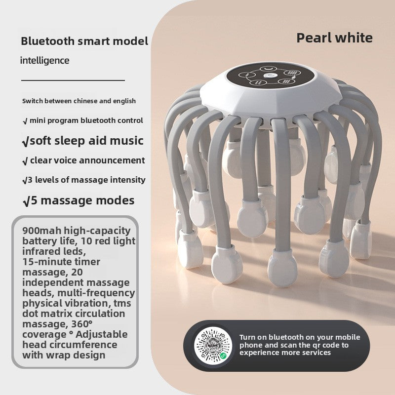 Electric Head Massager with 20-Claw Vibration
