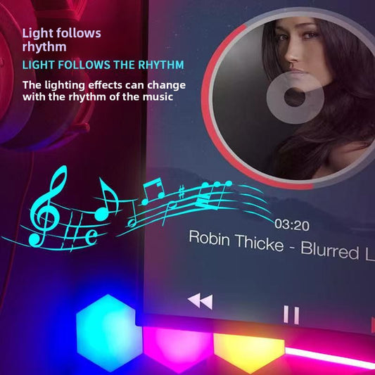 Hexagonal RGB Smart LED Light Panel