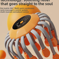 Electric Head Massager with 20-Claw Vibration