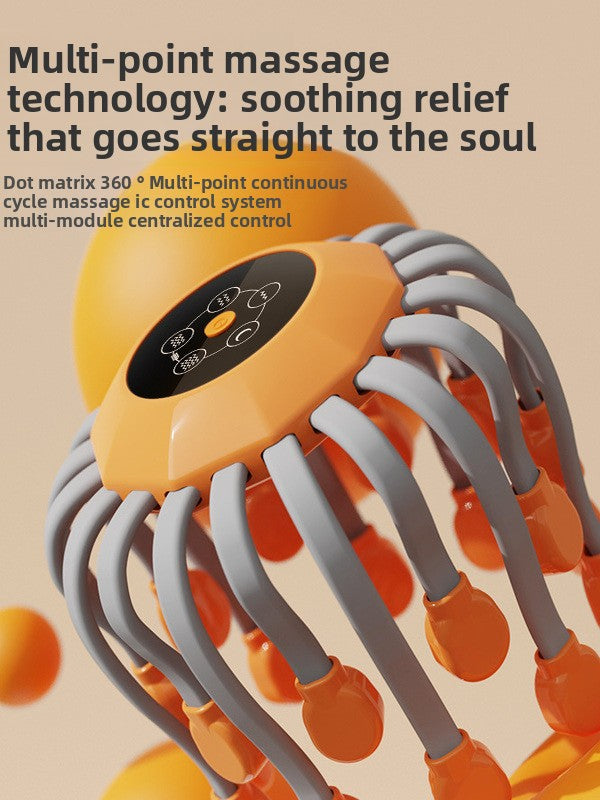 Electric Head Massager with 20-Claw Vibration