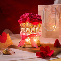 Decorative Rose Crystal Night Light