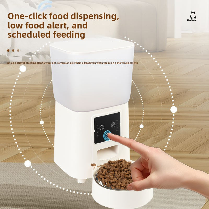 Smart Pet Feeder with Camera Automatic Feeding Device