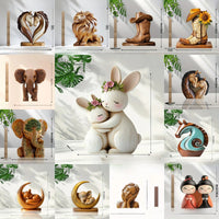 Desktop home decor crafts