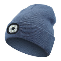 Rechargeable LED Light Up Knitted Hat with Bluetooth