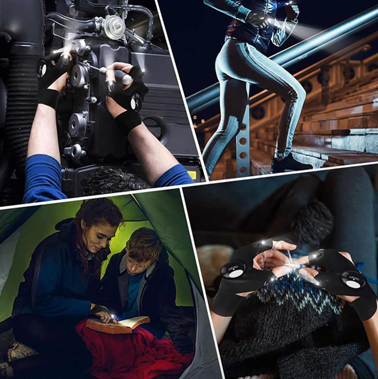 LED Flashlight Gloves