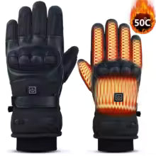 Heated Gloves Hand Warmer Electric Thermal Gloves Waterproof Snowboard Cycling Motorcycle Bicycle Ski Outdoor Winter Gloves