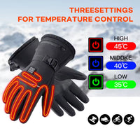 Electric Heated Motorcycle Winter Gloves