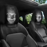 Scary Car Seat Headrest Cover (Ghost Face Mask Cover)