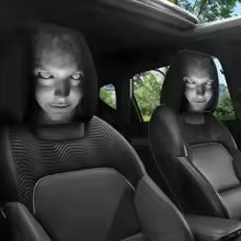 Scary Car Seat Headrest Cover (Ghost Face Mask Cover)