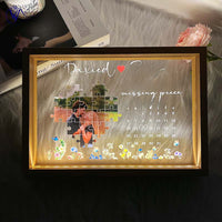 Customizable LED photo frame