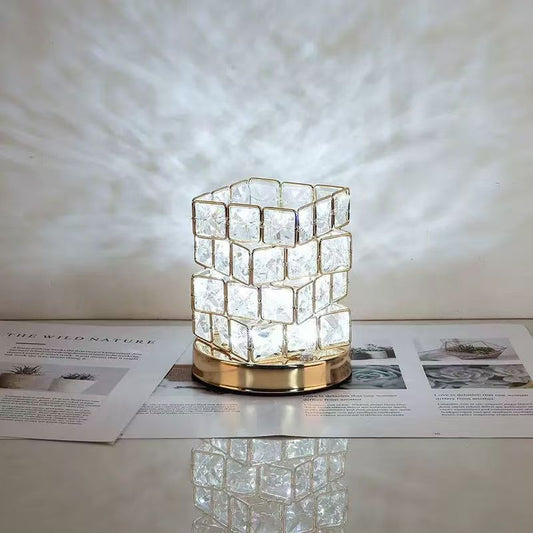 Decorative Rose Crystal Night Light