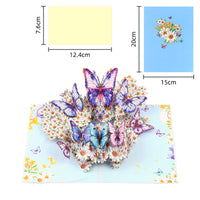 Handmade 3D Floral Pop-Up  Cards