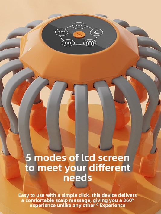 Electric Head Massager with 20-Claw Vibration