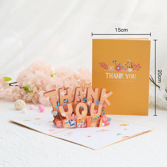 Handmade 3D Floral Greeting Card