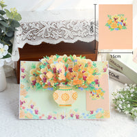 Handmade 3D Floral Pop-Up  Cards