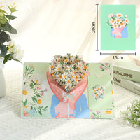 Handmade 3D Floral Greeting Card