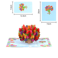 Handmade 3D Floral Greeting Card