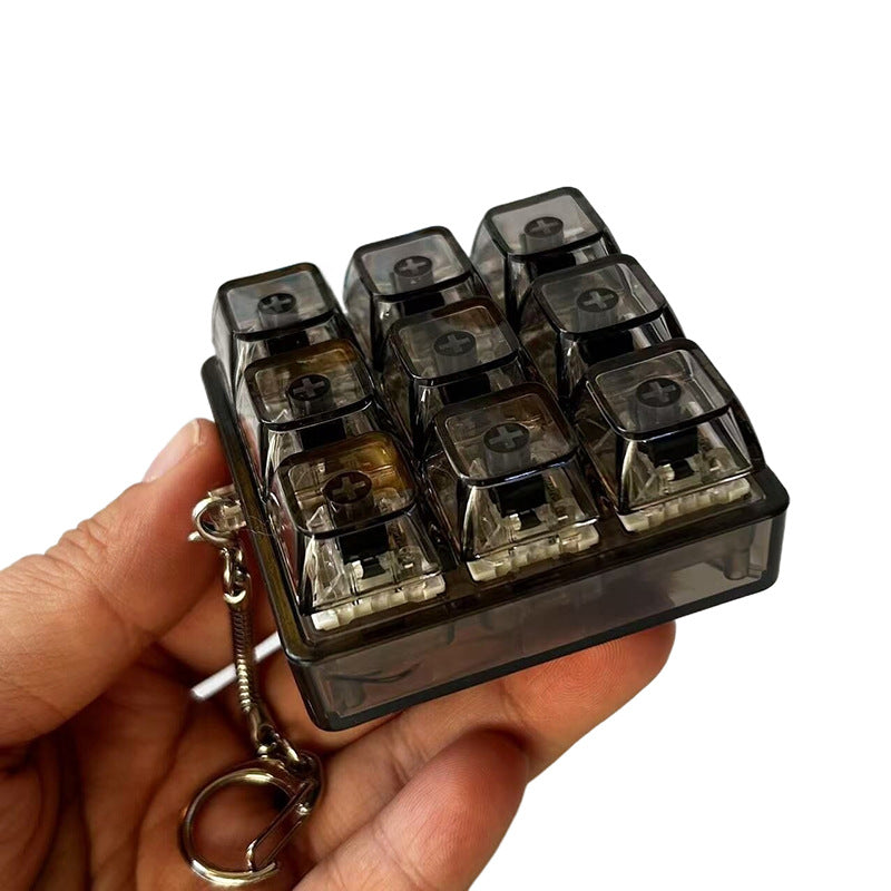 Mechanical Keyboard Tester Keychain with LED