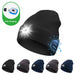 Rechargeable LED Light Up Knitted Hat with Bluetooth