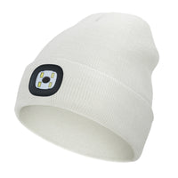 Rechargeable LED Light Up Knitted Hat with Bluetooth