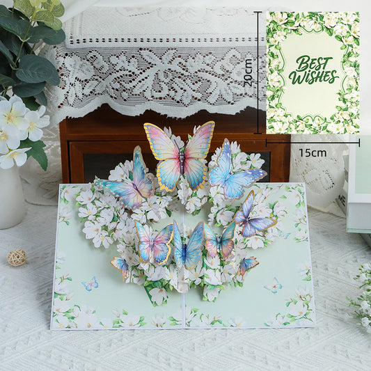 Handmade 3D Floral Greeting Card