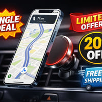 Magnetic Phone Holder for car, 360° Rotatable, Foldable & Adjustable Magnetic Car Mount, , Compatible with iPhone & Other Phones