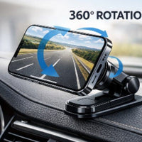 Magnetic Phone Holder for car, 360° Rotatable, Foldable & Adjustable Magnetic Car Mount, , Compatible with iPhone & Other Phones