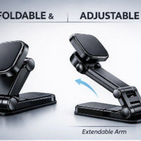 Magnetic Phone Holder for car, 360° Rotatable, Foldable & Adjustable Magnetic Car Mount, , Compatible with iPhone & Other Phones